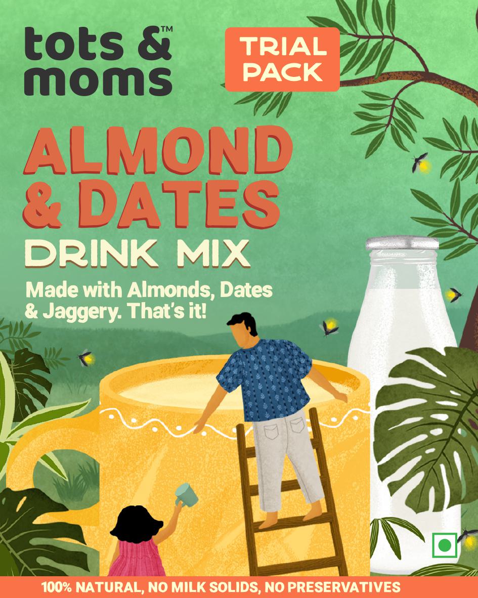 Tots & Moms  Drink Mixes Trial Combo | 4 Packs | 50g each