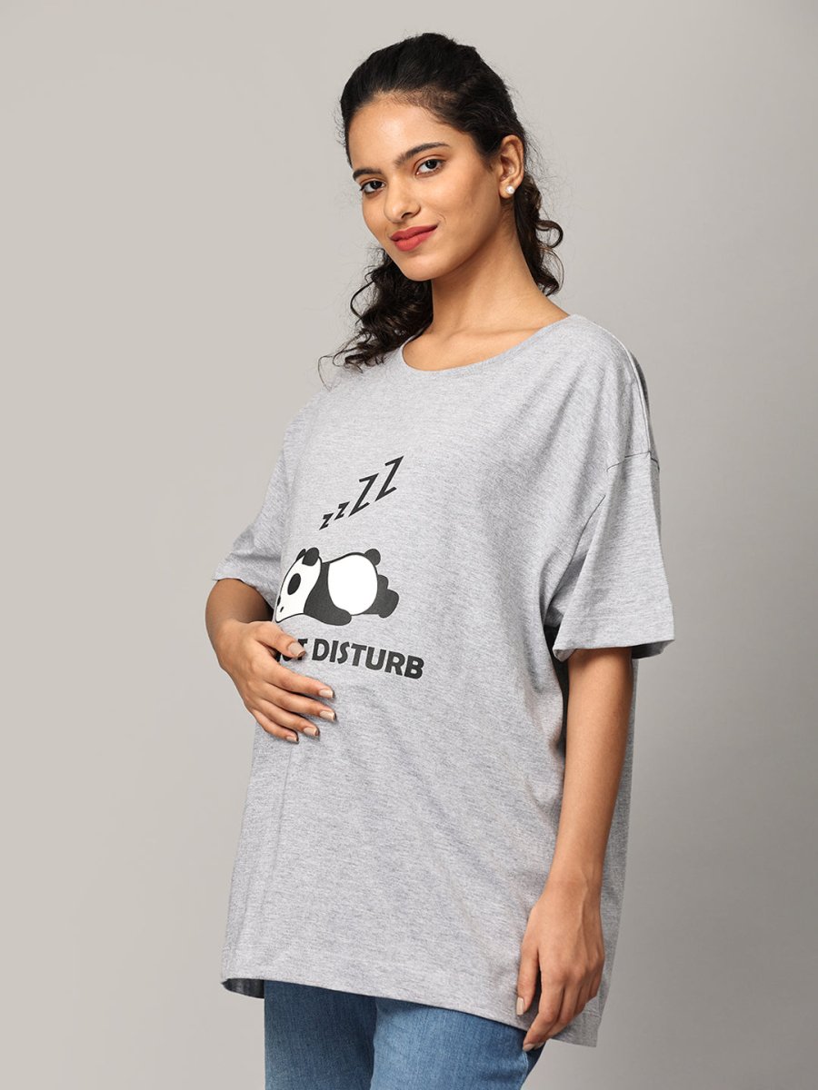 Do not Disturb Oversized Mumma T shirt - MAT-SC-DNDIO-S