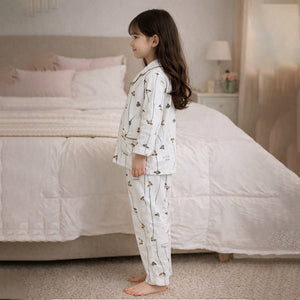Doggy & Xmas Tree,Soft Fleece Winter Nightsuit for Kids - 4 - 5 Years Nightsuits