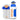 Double Tumbler Blue bear detachable set water bottle, 400 ml & 320ML for Kids and Adults - Back To School