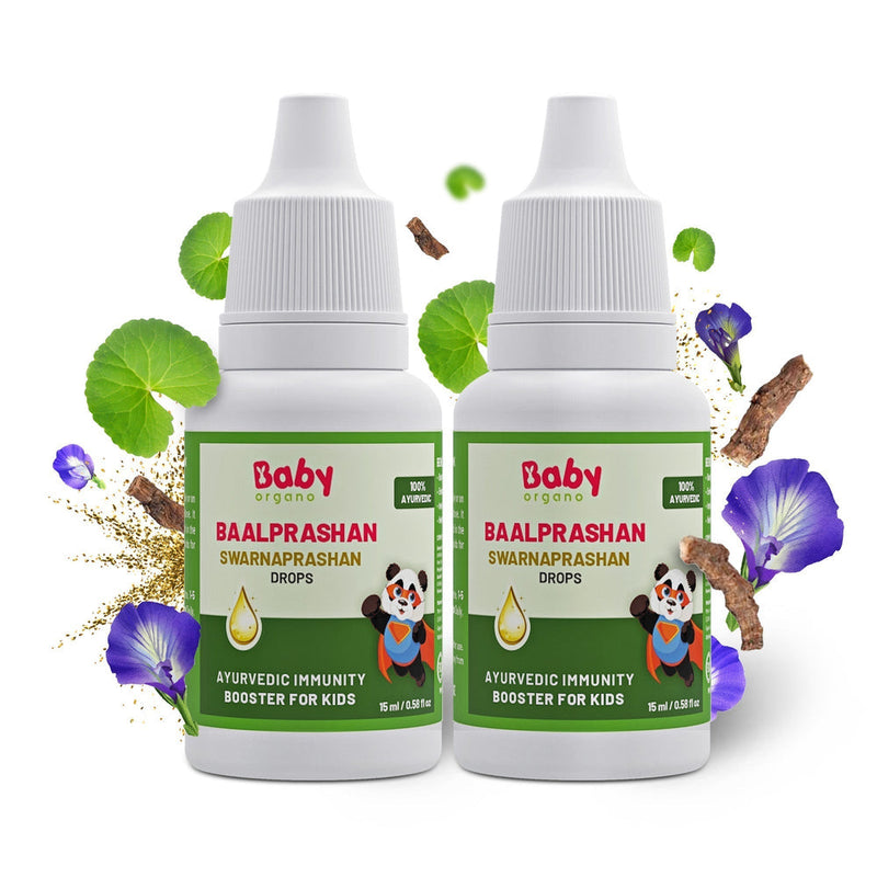 BabyOrgano Suvarnaprashan Gold Drops Pack of 2