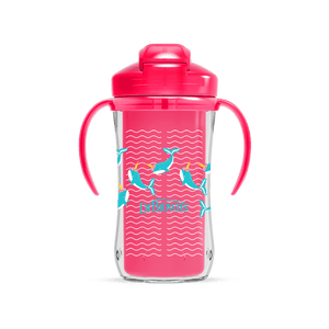 Dr. Brown'S 10 Oz/300 Ml Insulated Straw Cup, 1-Pack Pink 12M to 36M - Baby Cups & Sippers