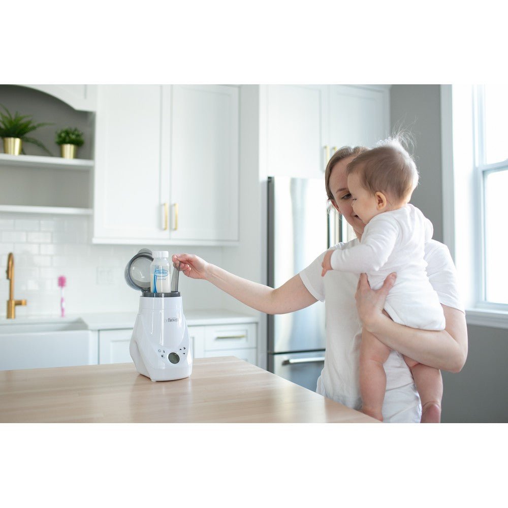 Dr. Brown'S Deluxe Bottle Warmer And Sterilizer, E/F Plug / 220 - 240V Grey & White Birth to 36M - DBAC148 - INTL