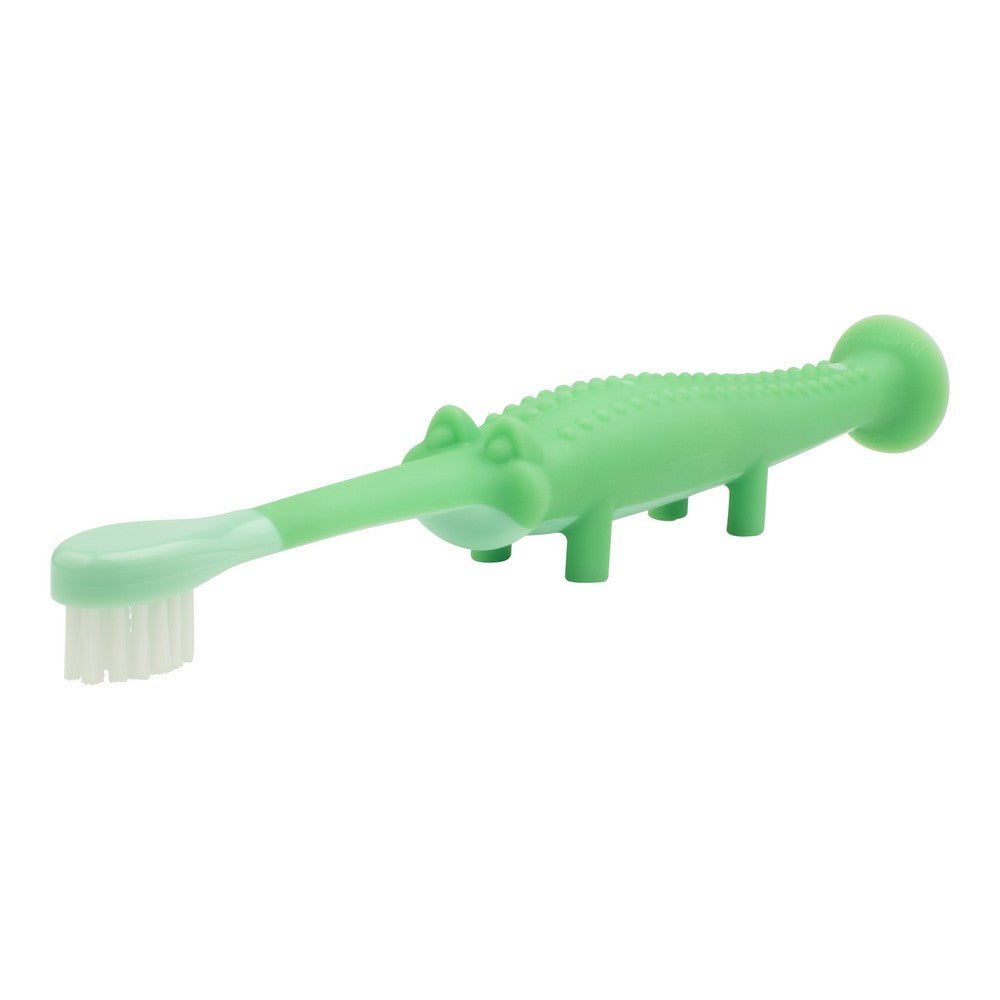 Dr. Brown'S Infant - To - Toddler Toothbrush Green Crocodile Birth to 36M - DBHG059