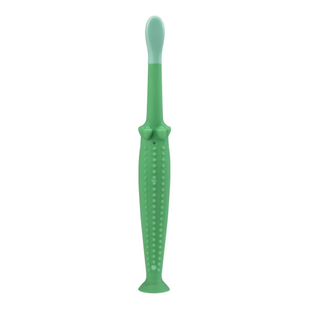 Dr. Brown'S Infant - To - Toddler Toothbrush Green Crocodile Birth to 36M - DBHG059