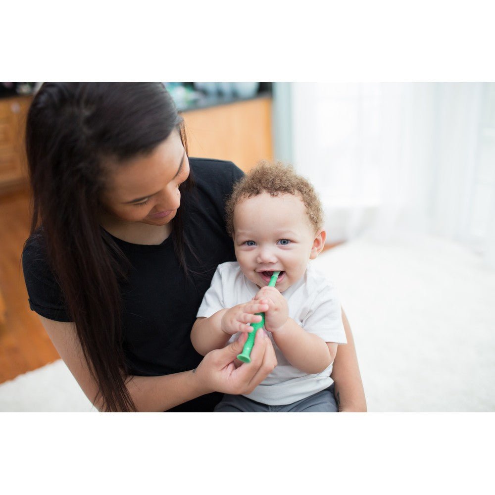Dr. Brown'S Infant - To - Toddler Toothbrush Green Crocodile Birth to 36M - DBHG059
