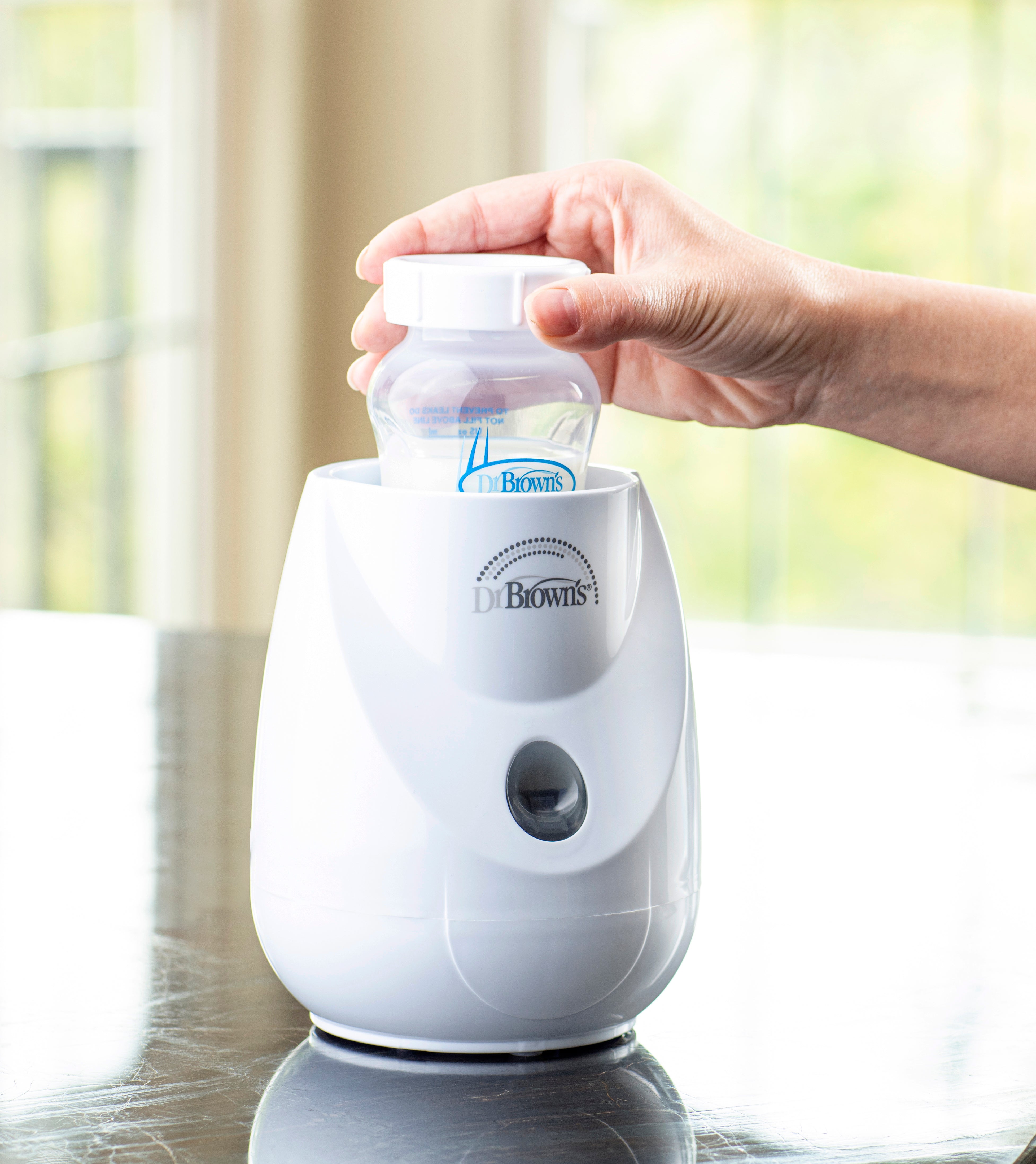 Dr. Brown'S Insta - Feed Bottle Warmer & Sterilizer, E/F Plug, 220 - 240V Grey & White Birth to 36M - DBAC185 - INTL