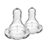 Dr. Brown'S Level 1 Silicone Narrow Nipple, 2 - Pack Transparent Birth+ to 3M - DB302 - GBX2