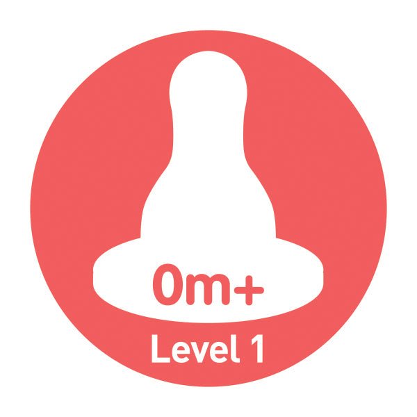 Dr. Brown'S Level 1 Silicone Narrow Nipple, 2 - Pack Transparent Birth+ to 3M - DB302 - GBX2