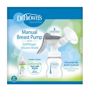 Dr. Brown's Manual Breast Pump with Silicone Shield 0-24M - Breast Pumps