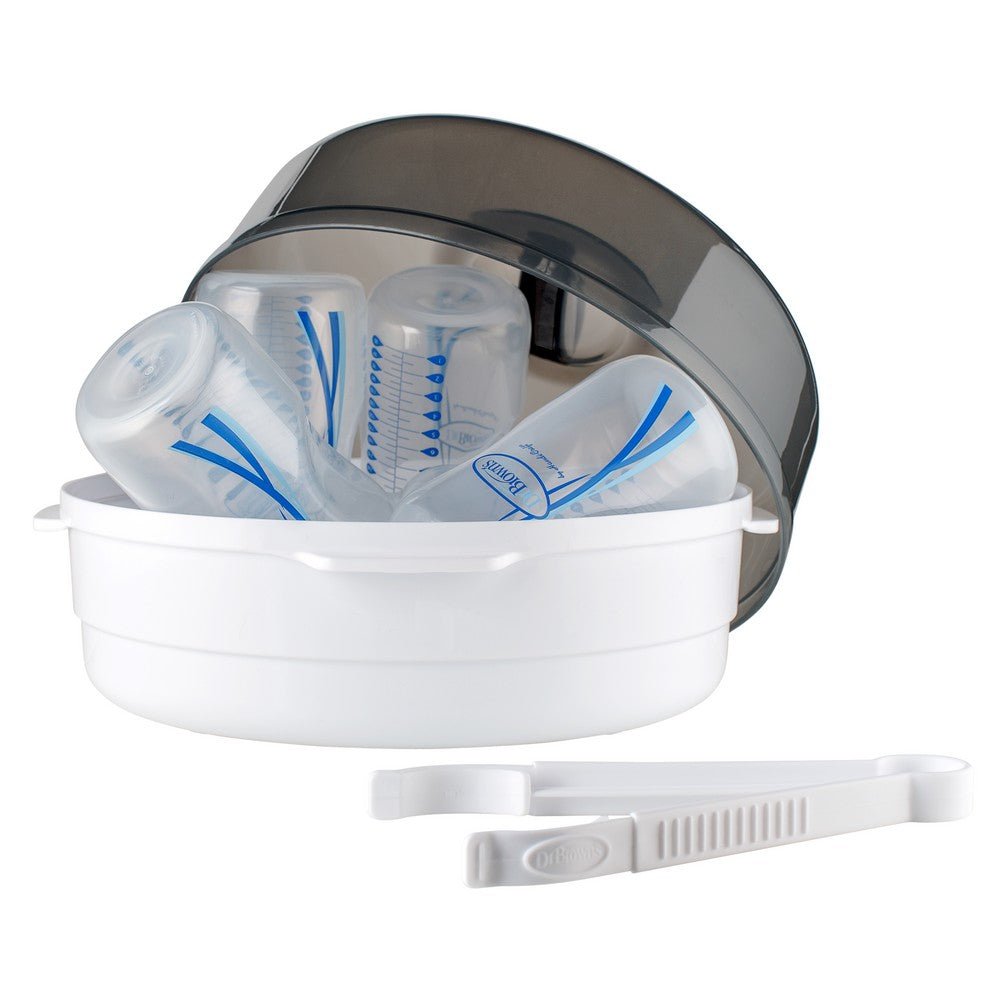 Dr. Brown'S Microwave Steam Sterilizer Grey & White Birth to 36M - DBAC057 - INTLX
