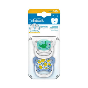 Dr. Brown'S Prevent Butterfly Soother - 2-Pack Blue Birth+ to 6M - Stage2 Blue Pacifiers, Teethers & Rattles