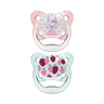 Dr. Brown'S Prevent Butterfly Soother - Stage 1, Pink, 2 - Pack Pink Birth+ to 6M - DBPV12302 - GBX
