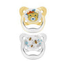 Dr. Brown'S Prevent Butterfly Soother - Stage 2, Yellow, 2 - Pack Yellow 6M to 12M - DBPV22302 - GBX