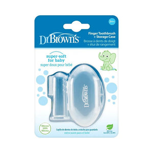 Dr. Brown’s Silicone Finger Toothbrush Clear 1-Pack | The Mom Store - Toothbrush
