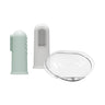 Dr. Brown'S Silicone Finger Toothbrush With Case - Pack of - 2 Gray And Light Green 3M to 12M - DBHG011