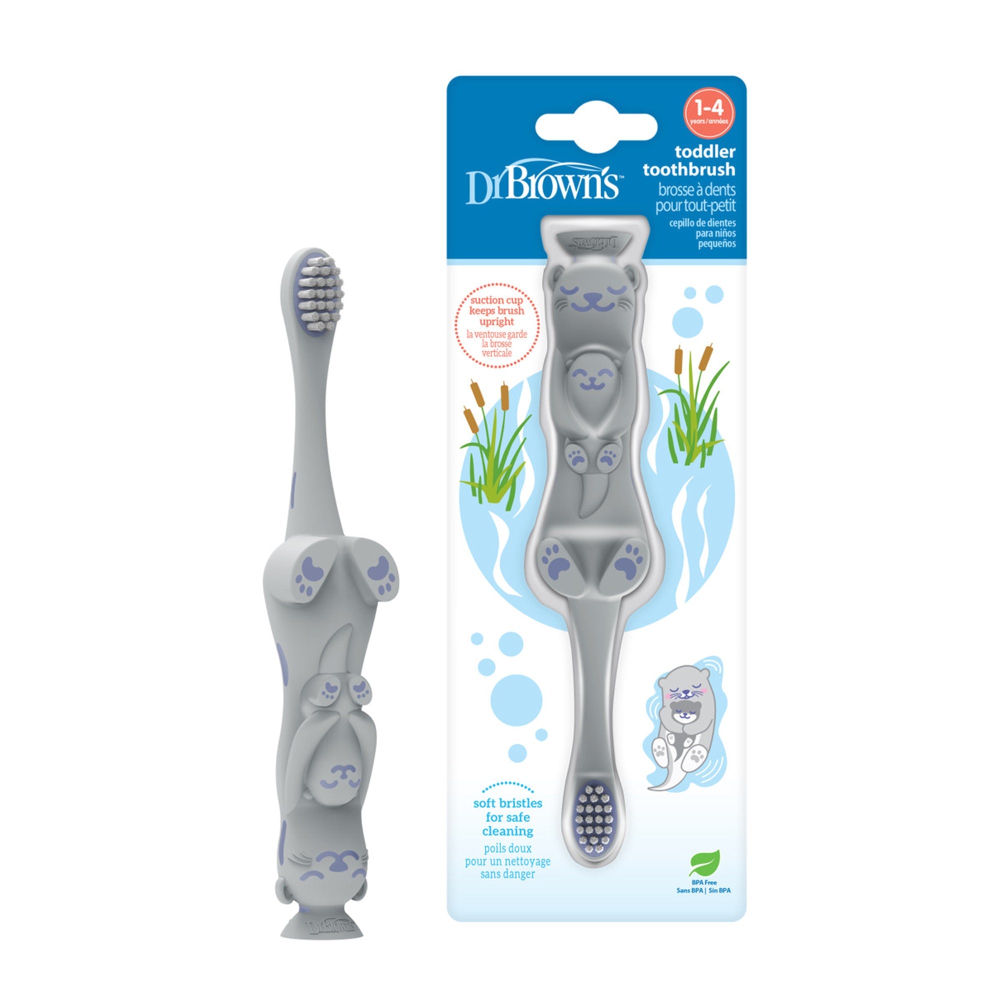 Dr. Brown'S Toddler Toothbrush Otter 1Y to 4Y - DBHG093