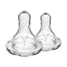 Dr. Brown'S Y - Cut Silicone Narrow Nipple, 2 - Pack Transparent Birth to 3M - DB312 - GBX2