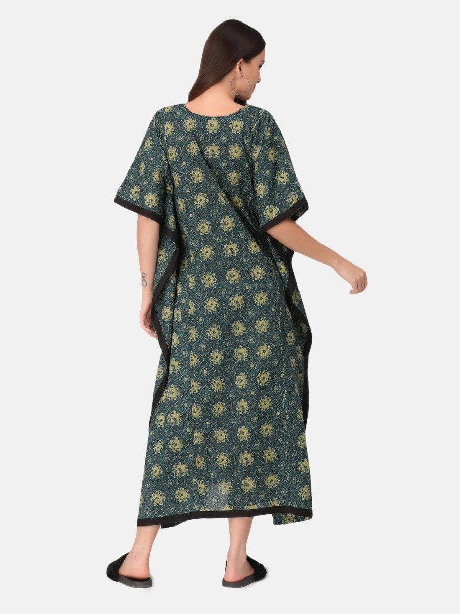Dragonflies Maternity and Feeding Nighty Kaftan - NW-DRFL-S