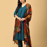 Drama at Gala Embroidered Maternity and Nursing Silk Kurta Set With Dupatta - MEW - SK - DRAGL - S