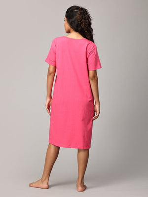 Drama Mama Oversized Maternity T shirt Dress - NW-SC-DRAMO-S