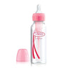 Dr. Browns 8 oz/250 ml PP Narrow Bottle, 1 Pack- Pink - DBSB81305-INA
