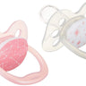 Dr. Browns Advantage Pacifiers, Stage 1, Pack of 2 - Pink Stars - DBPA12001-INTLX