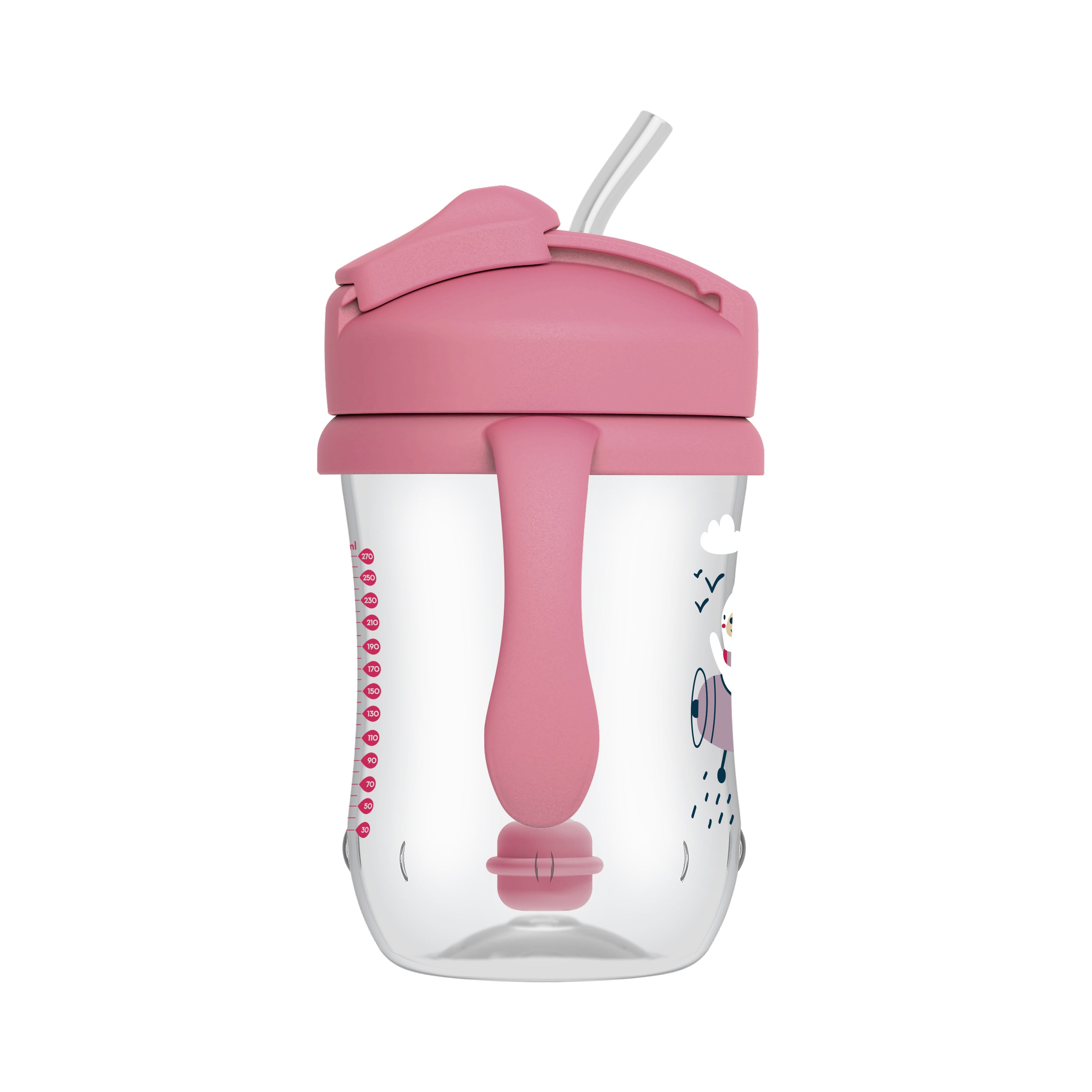 Dr.Brown's Babys First Straw Cup - Pink - DBTC91011 - INTL