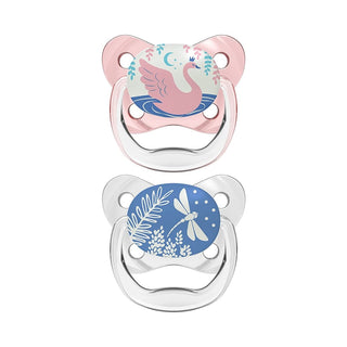 Dr. Browns Glow in the Dark BUTTERFLY SHIELD Soother - Stage 1 - Pink - DBPV12007-INTLX