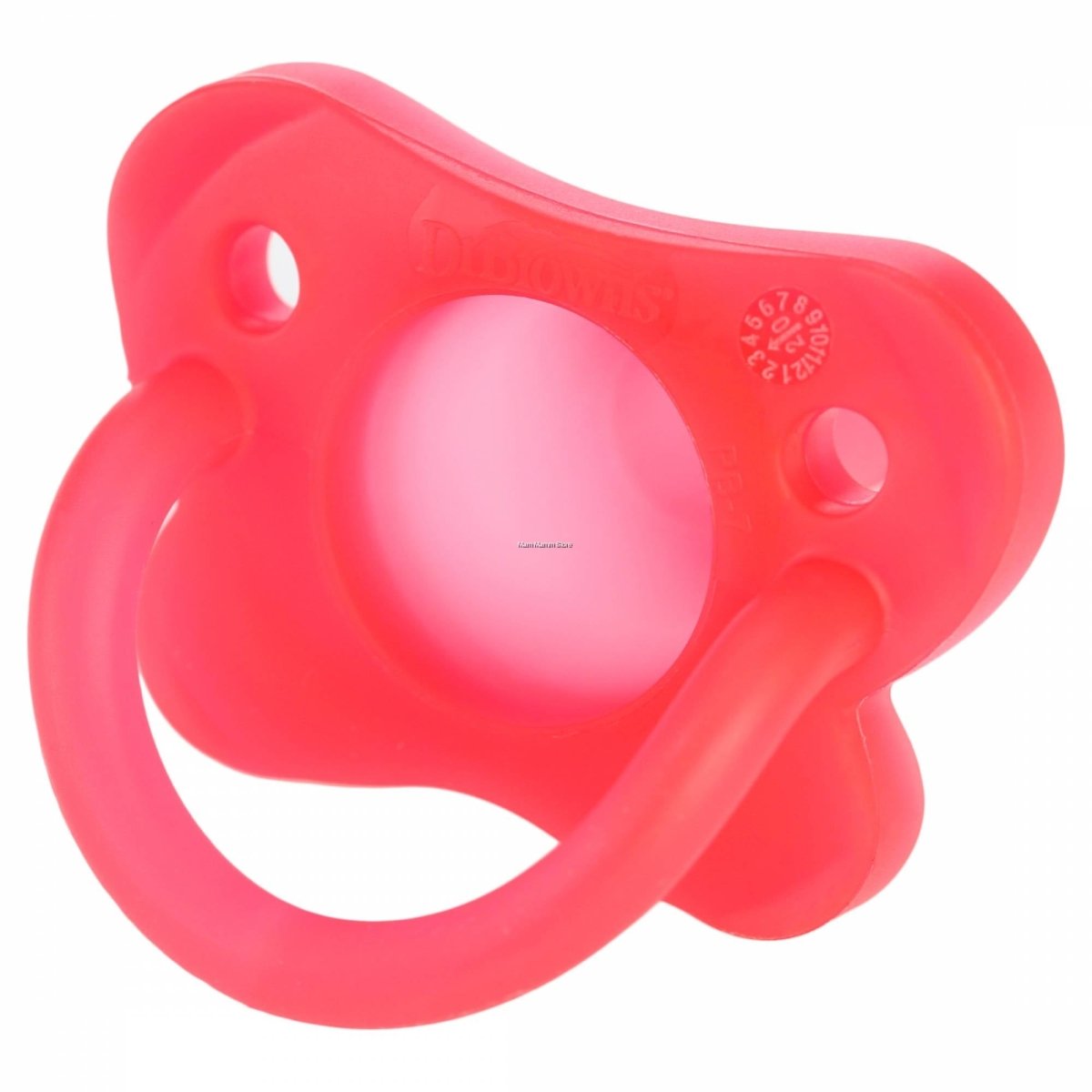 Dr. Browns Happy Pacifier Silicone Two-Piece Soother - Pink - DBPS12007-INTL