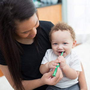 Dr. Browns Infant to Toddler Toothbrush- Green Crocodile - DBHG059-P4