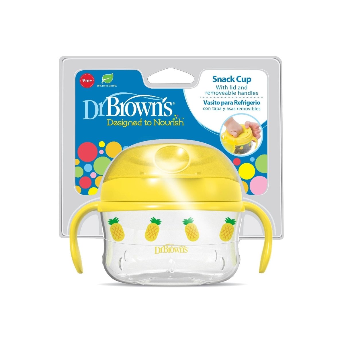 Dr. Browns Snack Cup - Yellow - DBTF118-INTL