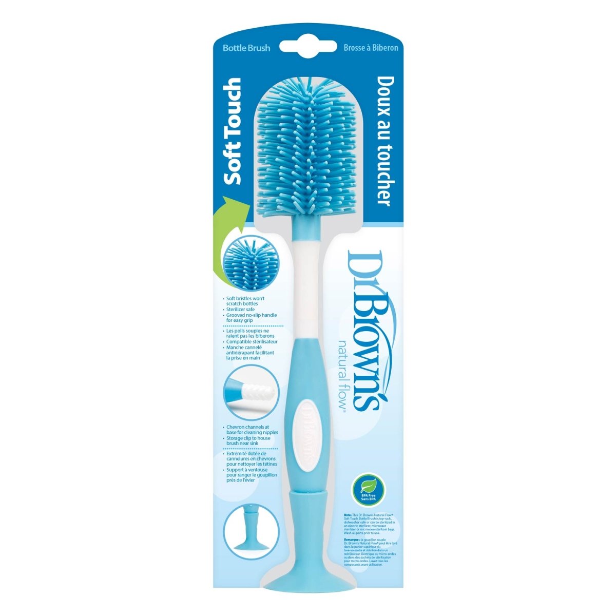 Dr. Browns Soft Touch Bottle Brush - Blue - DBAC055