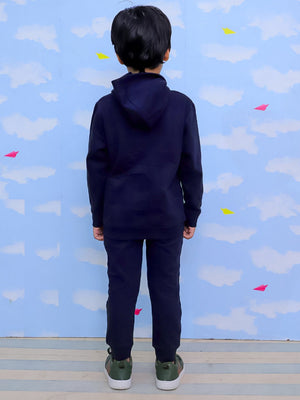 Dream Big Zipper Jacket & Navy Blue Sweatpants Combo