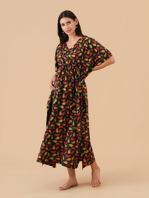 Dream Drape Maternity and Nursing Kaftan Nighty - S Maternity Nightwear