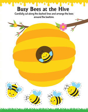 Dreamland Animal Friends Scissors Skills Activity Book with Safe Scissors 4-7Y - Books