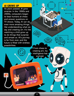 Dreamland Artificial Intelligence Activity Book for Kids 7+ Years - Books