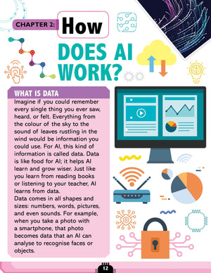 Dreamland Artificial Intelligence Activity Book for Kids 7+ Years - Books