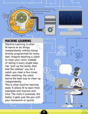 Dreamland Artificial Intelligence Activity Book for Kids 7+ Years - Books