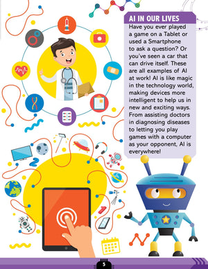 Dreamland Artificial Intelligence Activity Book for Kids 7+ Years - Books