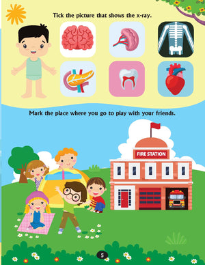 Dreamland Brain Train Activity Book for Kids Age 6+ - With Colouring Pages, Mazes, Puzzles and Word searches Activities - Books