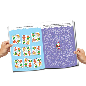 Dreamland Christmas Activity Book for Kids – Fun Puzzles, Coloring, Mazes & More | Ages 4–8 - Activity Book