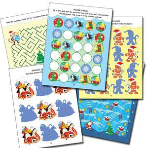 Dreamland Christmas Activity Book for Kids – Fun Puzzles, Coloring, Mazes & More | Ages 4–8 - Activity Book
