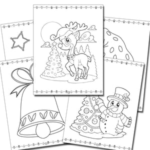 Dreamland Christmas Colouring Book for Kids Ages 4 - 8 Years - Book