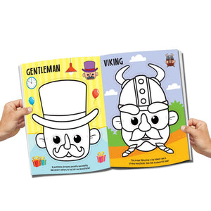 Dreamland Colour Cut Play : Funny Masks- A Creative Sticker Activity Book for Kids Ages 4–8 - Books