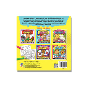 Dreamland Colour Me Comfy: Adorable Animals - Easy and Relaxing Animal Colouring Book for All Ages with Bold, Cute and Creative Designs - Books