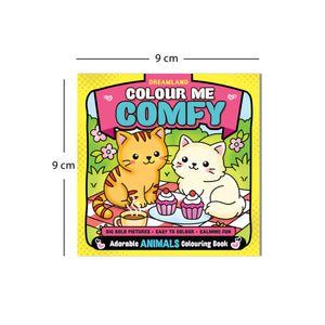 Dreamland Colour Me Comfy: Adorable Animals - Easy and Relaxing Animal Colouring Book for All Ages with Bold, Cute and Creative Designs - Books