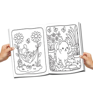 Dreamland Colour Me Comfy: Adorable Animals - Easy and Relaxing Animal Colouring Book for All Ages with Bold, Cute and Creative Designs - Books