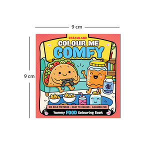Dreamland Colour Me Comfy: Feasty Food - Bold and Easy Food Colouring Book for All Ages | Fun and Simple Designs for Relaxation and Stress Relief - Books
