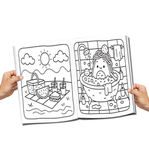 Dreamland Colour Me Comfy: Feasty Food - Bold and Easy Food Colouring Book for All Ages | Fun and Simple Designs for Relaxation and Stress Relief - Books